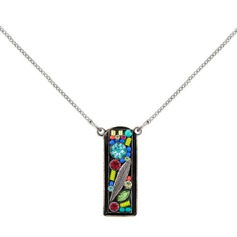 Multicolor Botanical Pendant Necklace