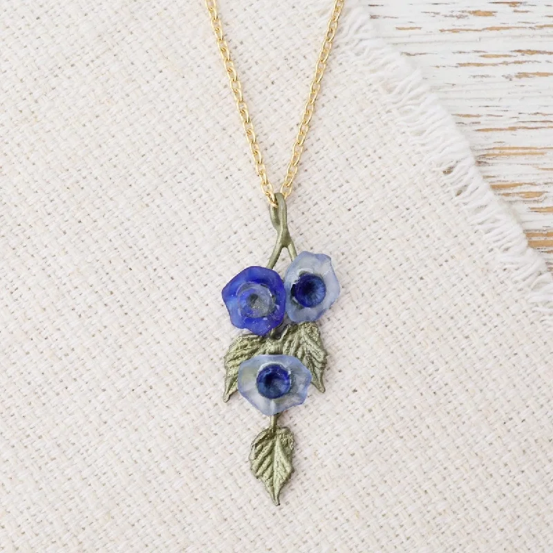 Morning Glory Pendant Necklace