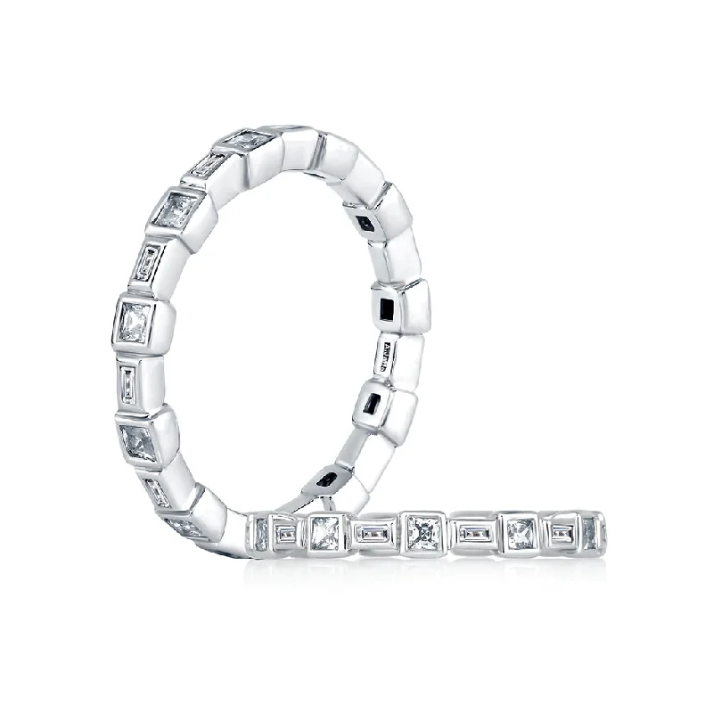 A. Jaffe Metropolitan Eternity Diamond Wedding Band in White Gold