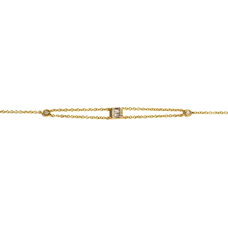 Baguette Diamond Bracelet