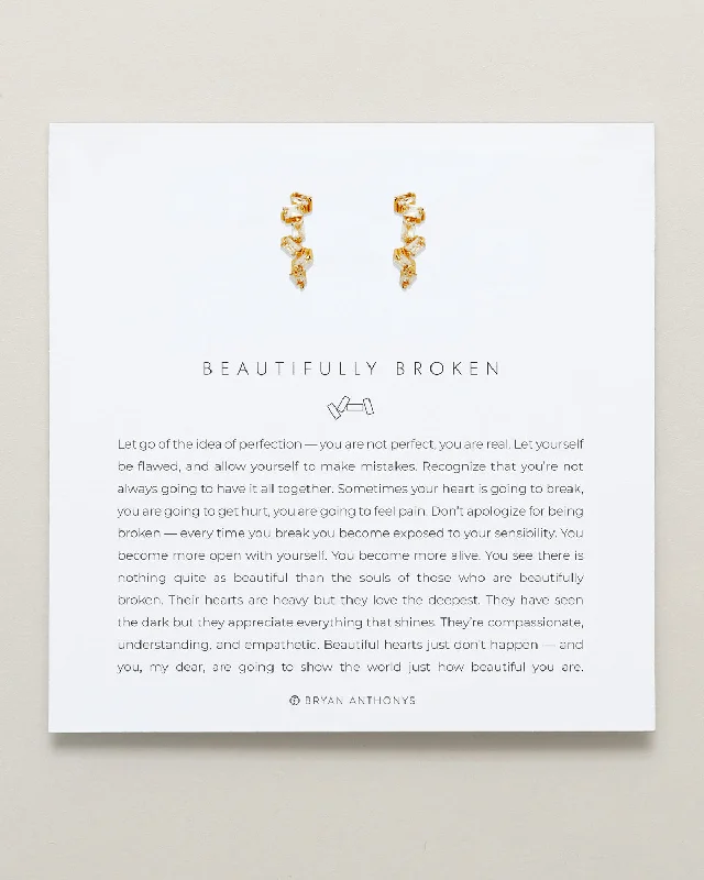 Beautifully Broken Hoop Earrings