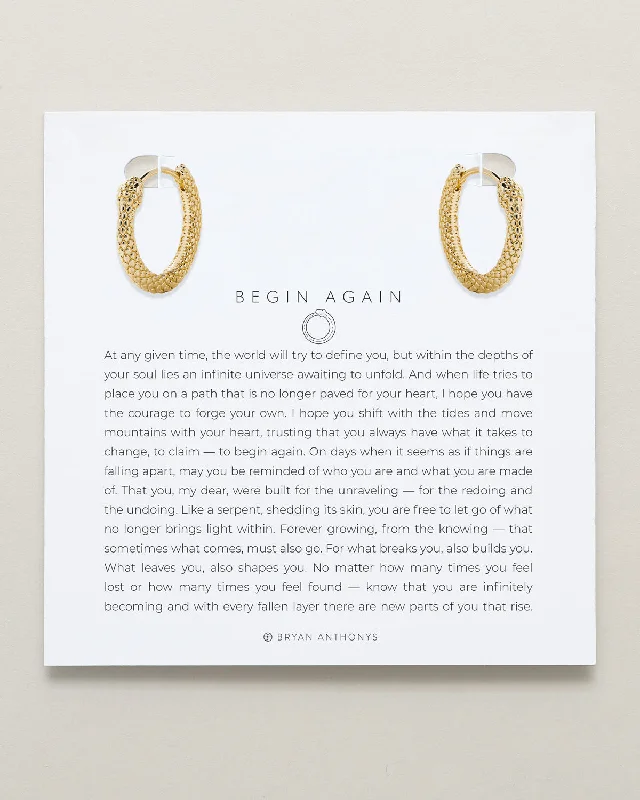 Begin Again Midi Hoop Earrings