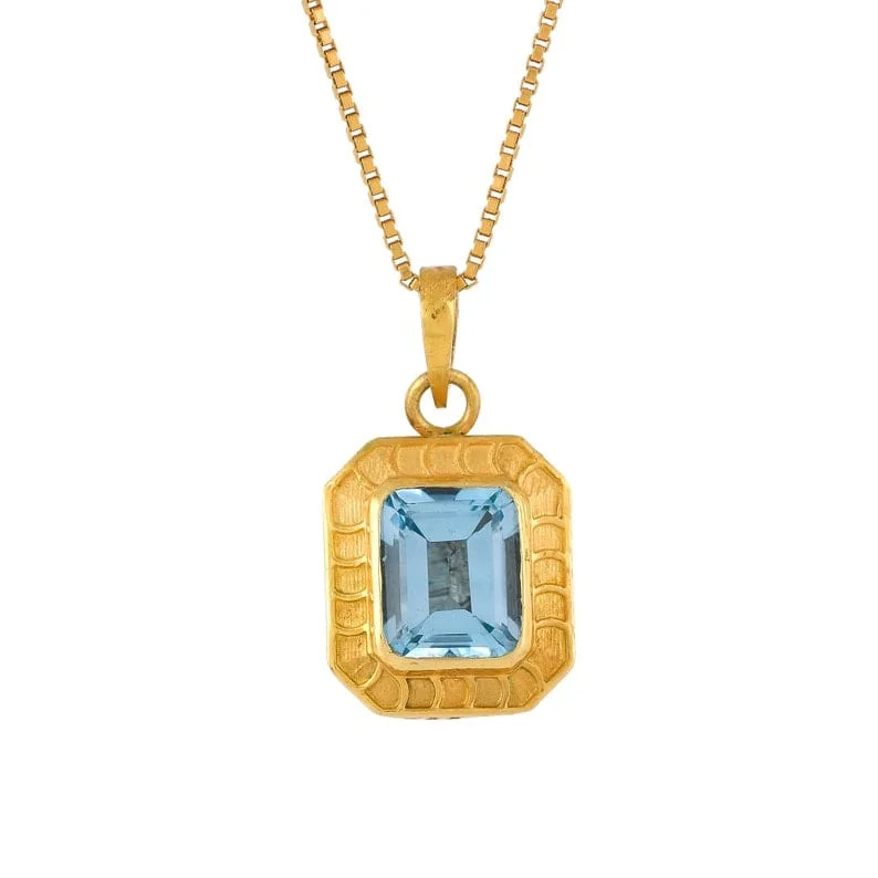 Topaz Pendant Necklace