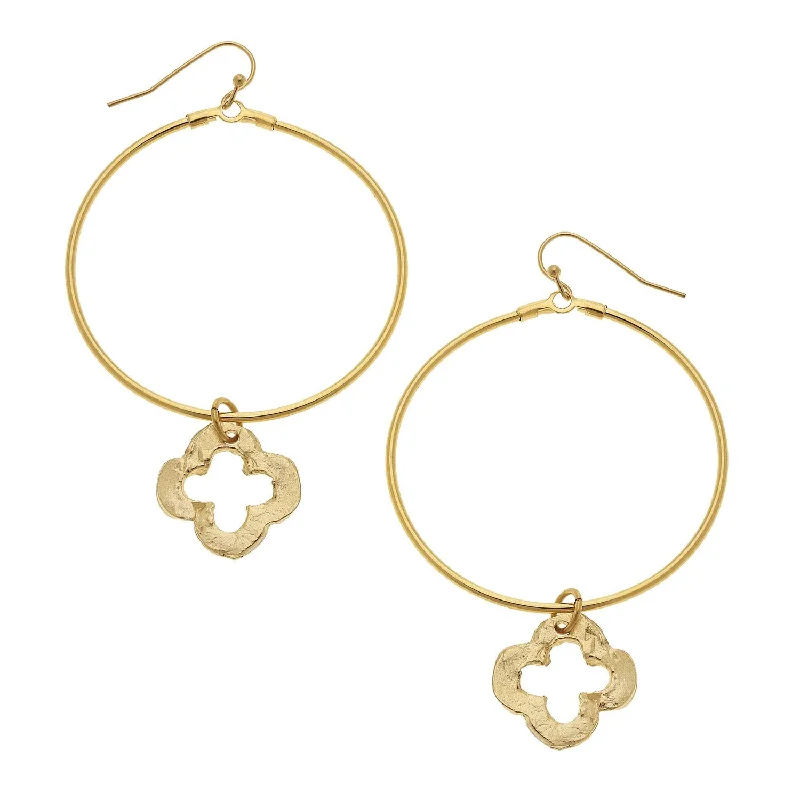 Clover Drop Hoops