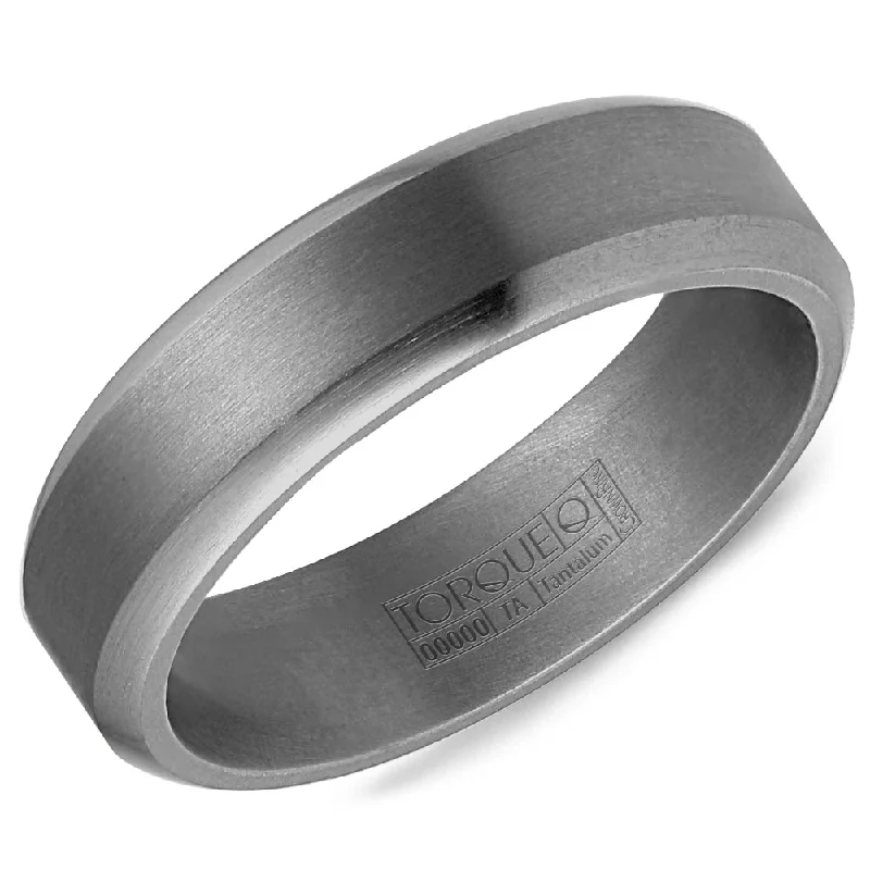 CrownRing Wedding Band in Tantalum