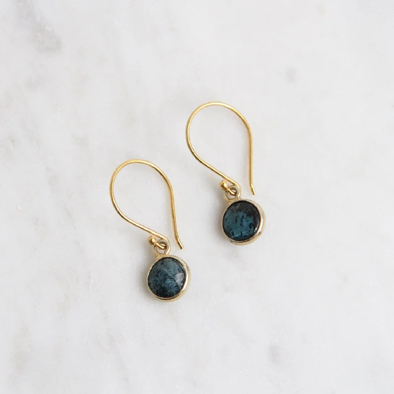 Gold Filled Bezel Set Indigo Kyanite Drops