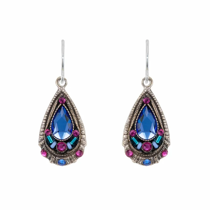 Sapphire Teardrop Earrings