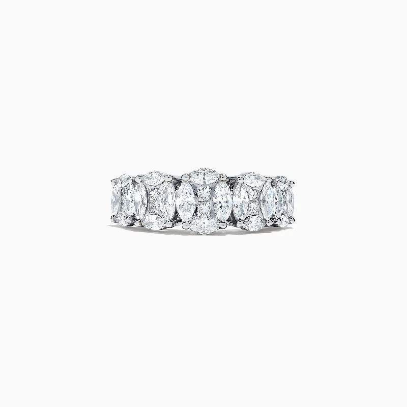 14K White Gold Diamond Ring. 2.25 TCW