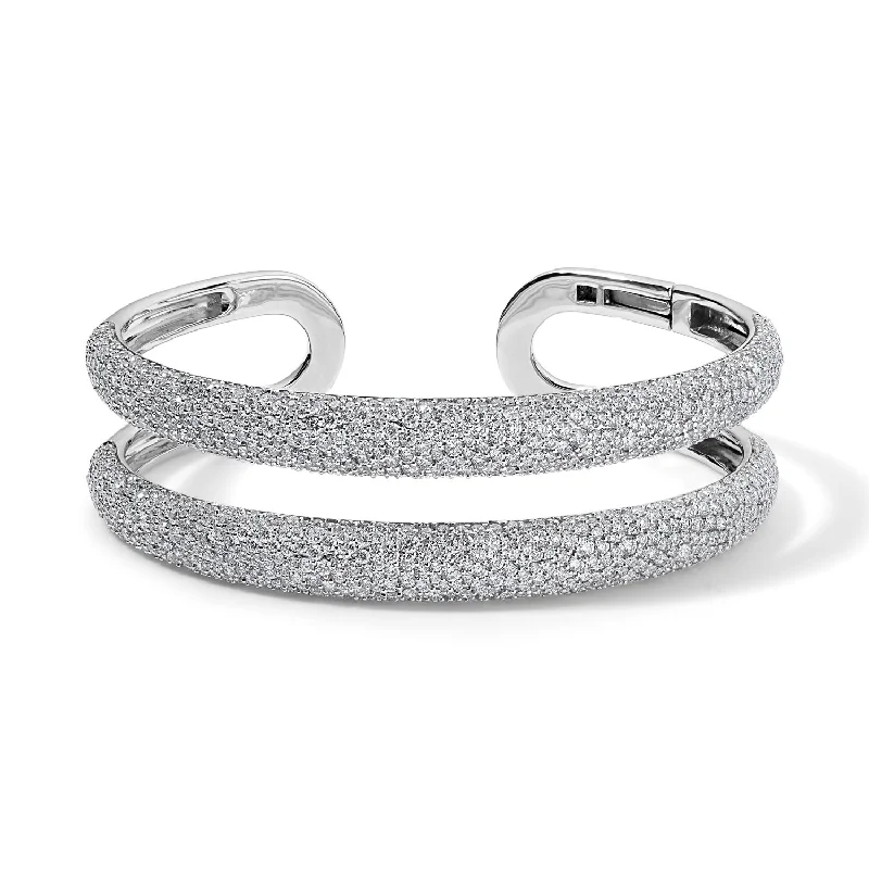 Diamond Double Domed Cuff