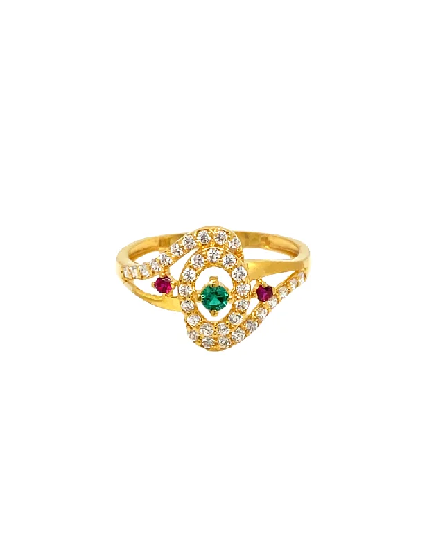 Gold Ladies Ring 22 Karat