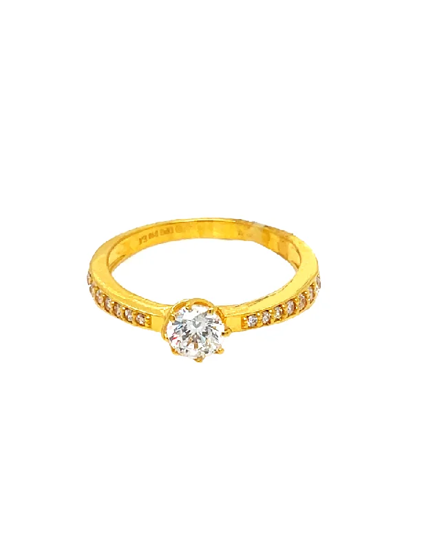 Gold Ladies Ring 22 Karat