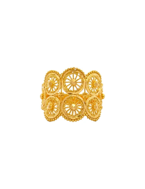 Gold Tradirional Ring 22 Kt