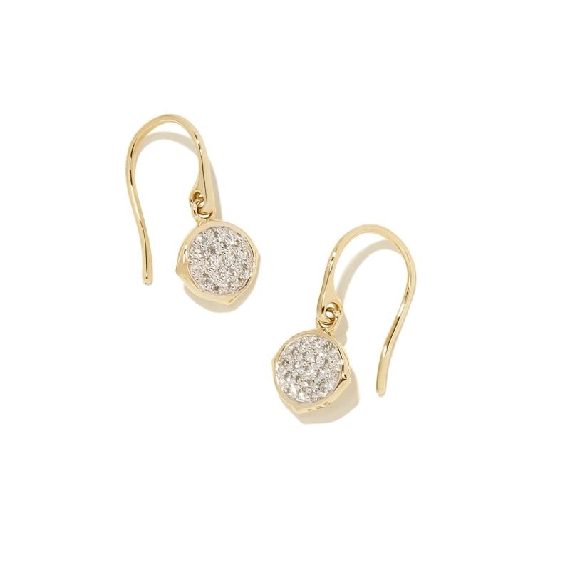 Kendra Scott 14K Yellow Gold Matilda Diamond Drop Earrings