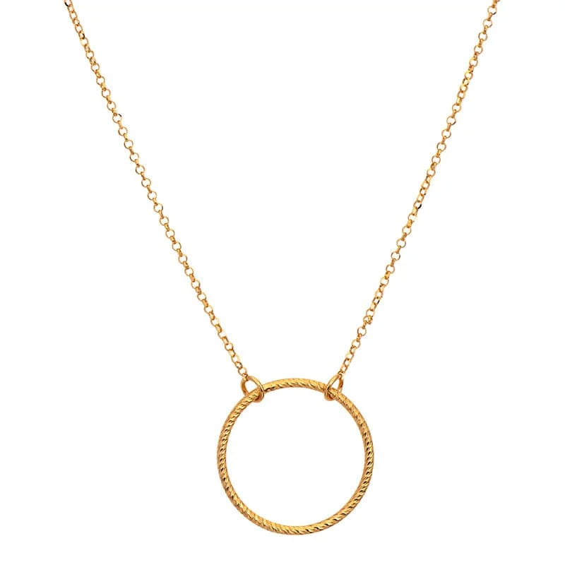 Yellow Gold Plated Adeline Necklace