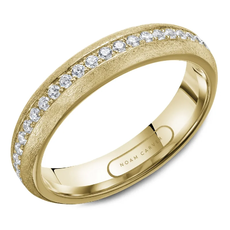 Noam Carver Anniversary/Eternity Diamond Wedding Ring in 14K Yellow Gold (0.63ctw)