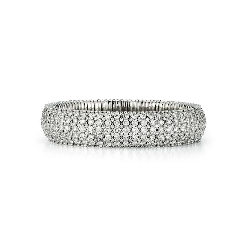 Pave White Diamond Bracelet