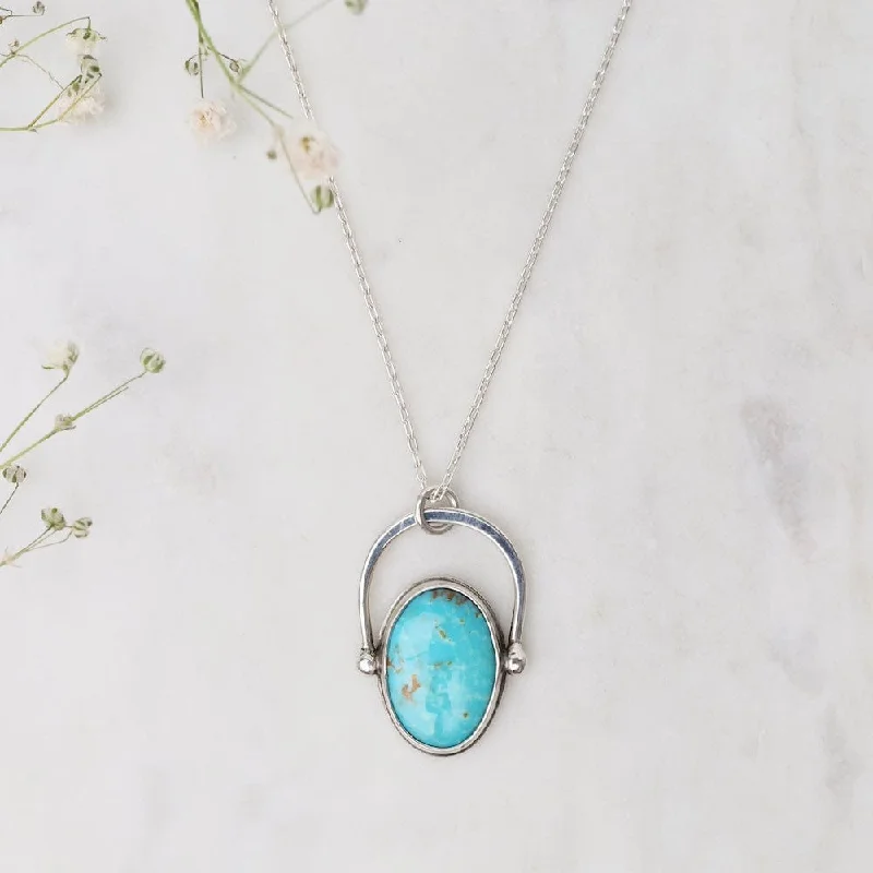 Turquoise Mountain Pendant Necklace