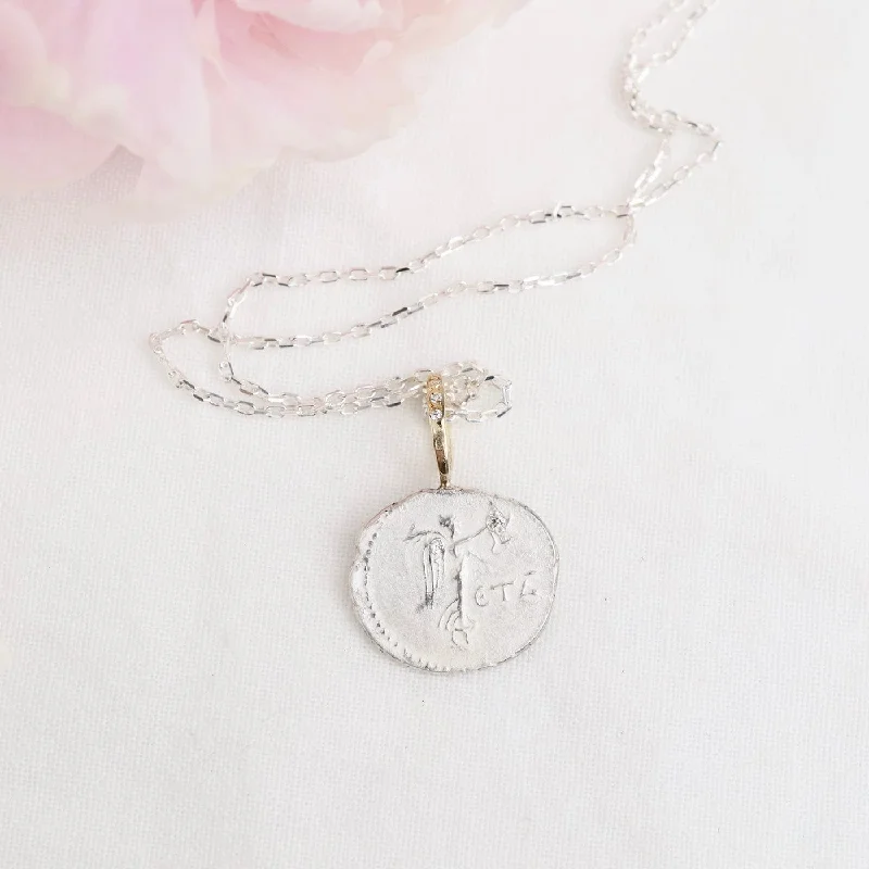 To Thine Own Self Be True Artifact Sterling Silver & 14k Gold Necklace