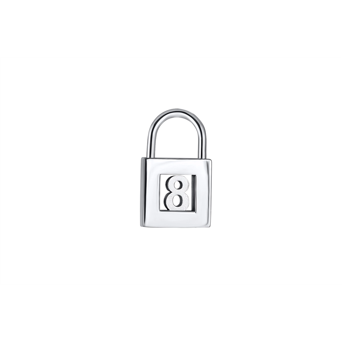 Tiffany & Co. Sterling Silver Open and Close Padlock 8 Charm (Estate)