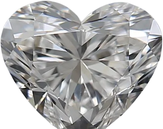 0.5 Carat F VS1 Heart Natural Diamond