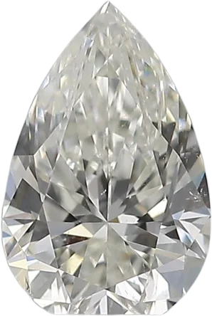 0.5 Carat I SI2 Pear Natural Diamond