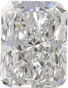 0.51 Carat E VVS2 Radiant Natural Diamond