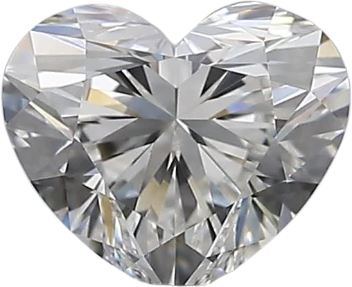 0.53 Carat G VVS2 Heart Natural Diamond