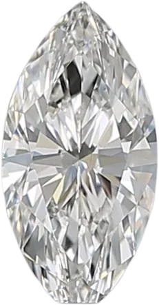 0.53 Carat G VVS2 Marquise Natural Diamond