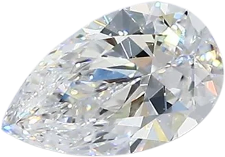 0.53 Carat D VVS1 Pear Natural Diamond