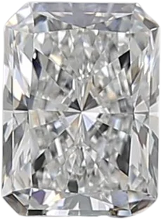 0.53 Carat E VVS2 Radiant Natural Diamond