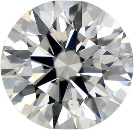 0.54 Carat L SI1 Round Natural Diamond