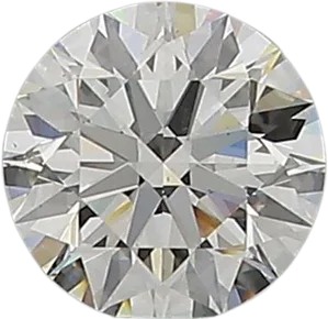 0.55 Carat H SI2 Round Natural Diamond