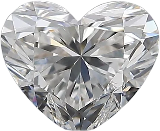 0.57 Carat G VVS1 Heart Natural Diamond