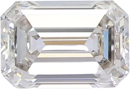 0.59 Carat I VVS2 Emerald Lab Diamond