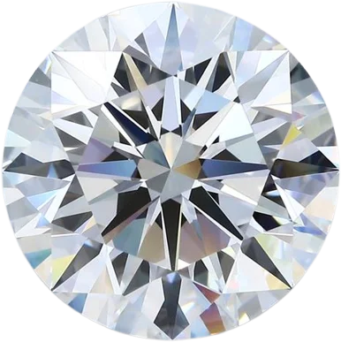 0.6 Carat F VVS2 Round Natural Diamond