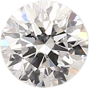 0.64 Carat D vvs2 Round Lab Diamond