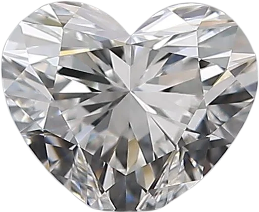 0.71 Carat F VS1 Heart Natural Diamond