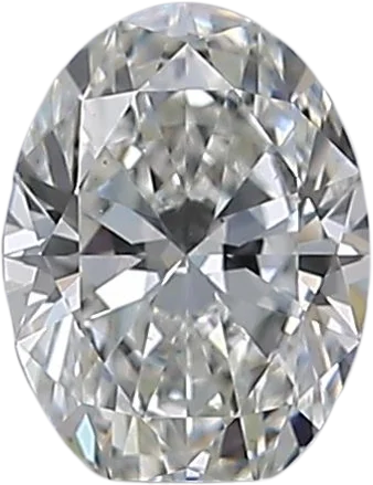 0.72 Carat H VS2 Oval Natural Diamond