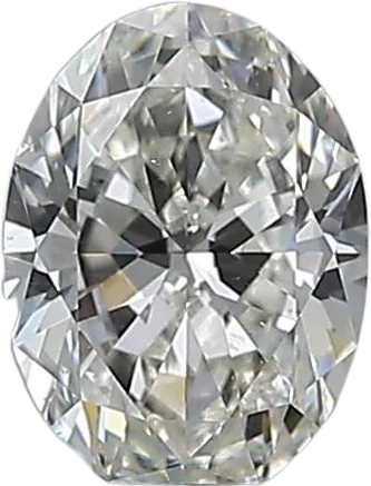 0.72 Carat I SI1 Oval Natural Diamond