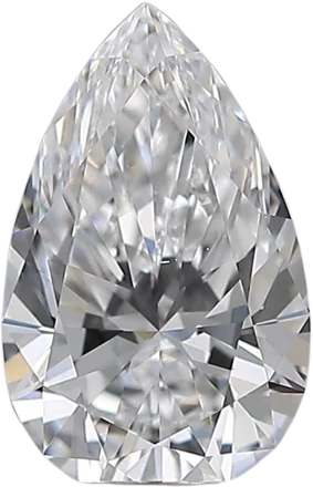 0.78 Carat D VS2 Pear Natural Diamond