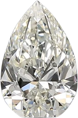 0.8 Carat J VS2 Pear Natural Diamond