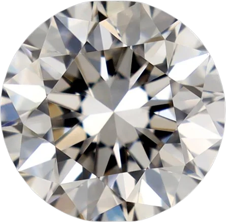 0.9 Carat K, Faint B VS1 Round Natural Diamond