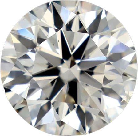 0.9 Carat K SI1 Round Natural Diamond