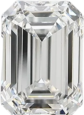 1 Carat D VVS2 Emerald Lab Diamond