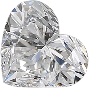 1.03 Carat D VVS2 Heart Natural Diamond