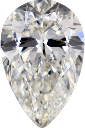 1.3 Carat H VVS1 Pear Natural Diamond