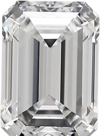 1.53 Carat D vvs2 Emerald Lab Diamond