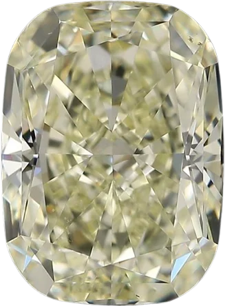 1.54 Carat W-X VS2 Elongated Cushion Natural Diamond