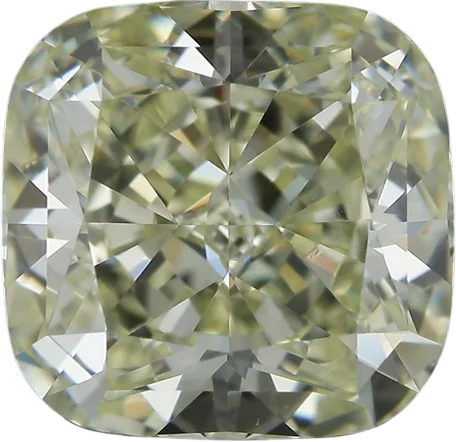 1.57 Carat Y-Z VVS2 Cushion Natural Diamond