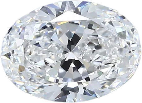 1.71 Carat E VVS1 Oval Natural Diamond